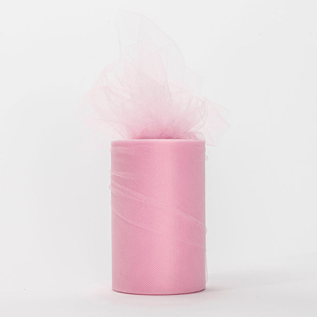 Light Pink Medium Tulle Fabric Roll Wedding Party Material