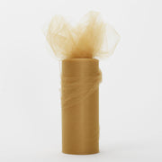 Gold Tulle Fabric Roll Wedding Party Material