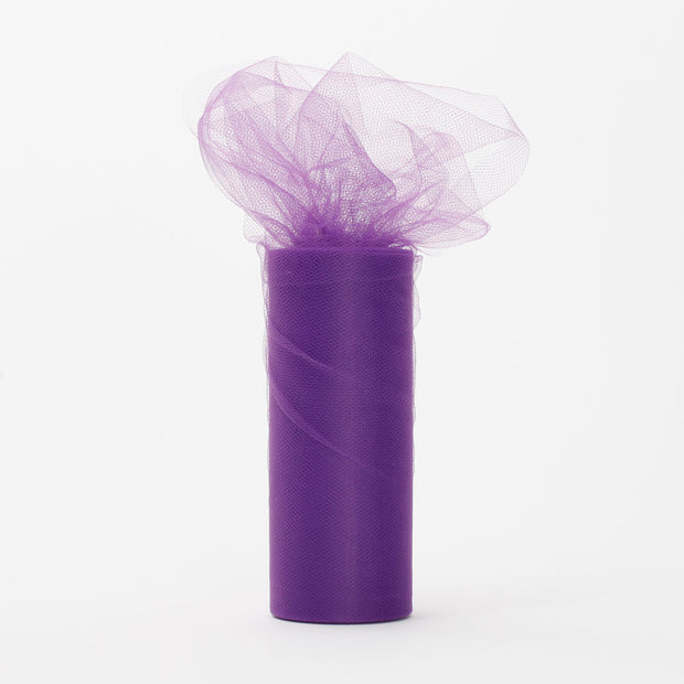 Purple Tulle Fabric Bolt Roll Wedding Party Material