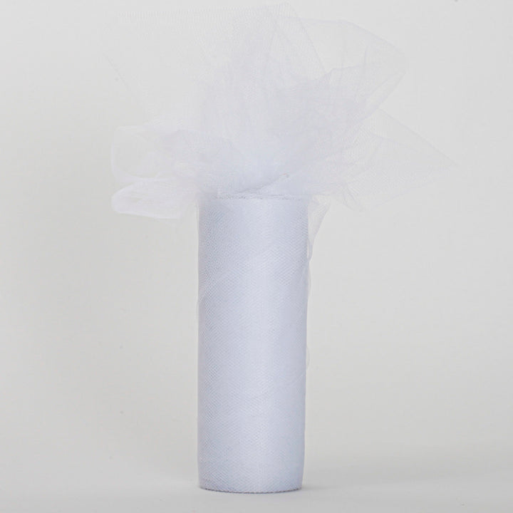 White Tulle Fabric Bolt Roll Wedding Party Material