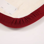 Burgundy Cushion Cover for Tiffany Chair Cushion elastic