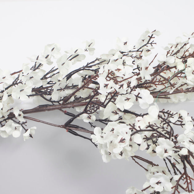 Shop Artificial White Cherry Blossom Branches Luna Wedding & Event