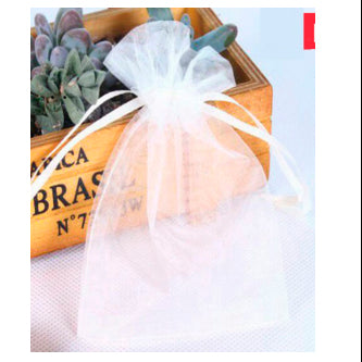 Organza Bags - White (10x15cm)