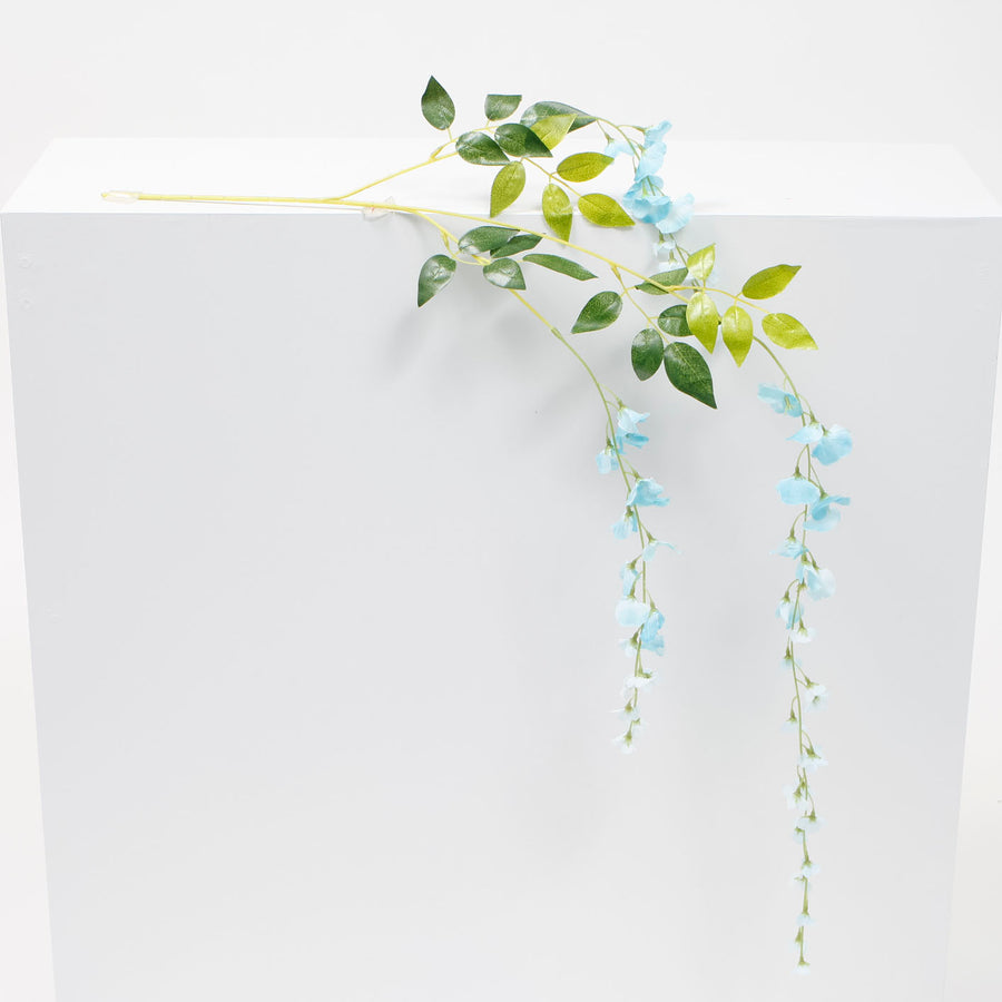 Medium Premium Wisteria Stems - Light Blue (1.2m)