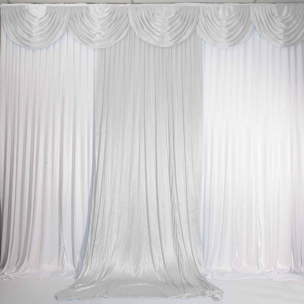 Shop Sequin Backdrop (Silver)  Luna Wedding & Event Supplies