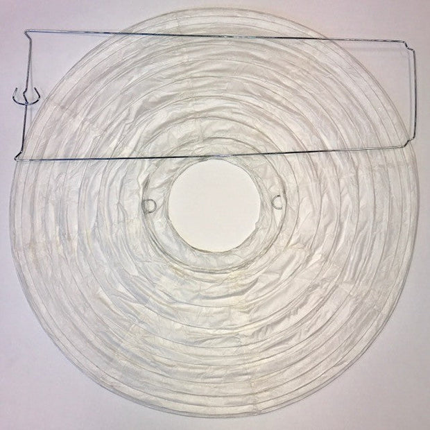 Paper Lantern - White Collapsed