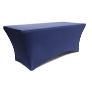 Navy Lycra Fitted Tablecloth (6ft)
