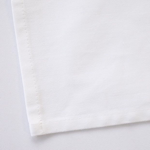 Cotton Napkins - White (50x50cm) Hemmed Edge