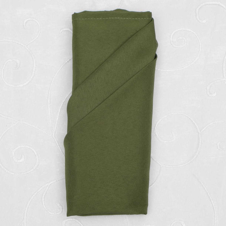 Cloth Napkins - Olive Green (50x50cm)  with lovely fold style
