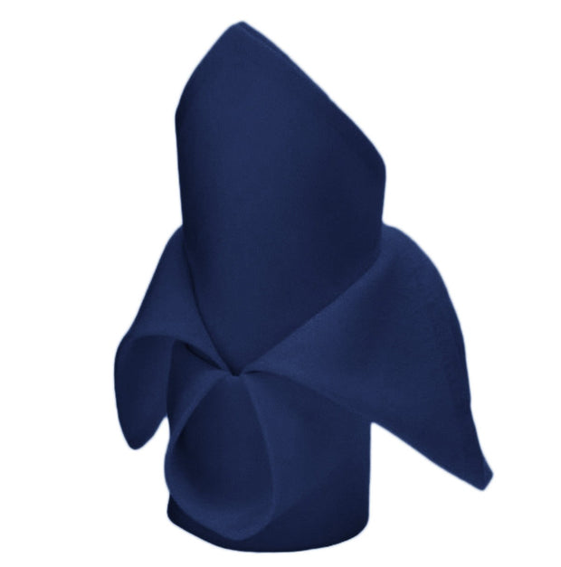 Cloth Napkins - Navy (50x50cm) Folded