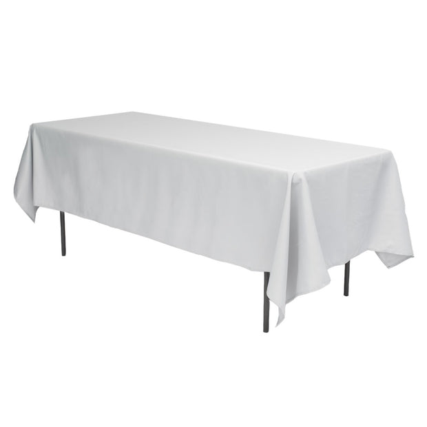 Silver Grey Rectangle Tablecloth (153x259cm)