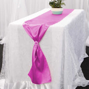 Satin Table Runners - Hot Pink