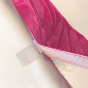 Ice Silk Satin 3m Swag  - Hot Pink Velcro Backing 2